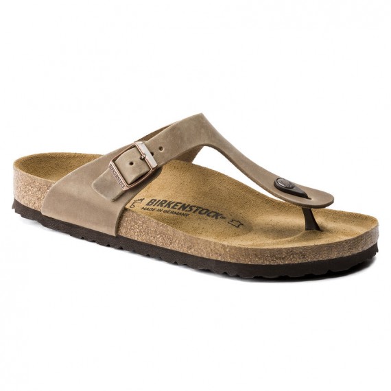 Birkenstock Gizeh Oil Leather Normal Tabacco Brown